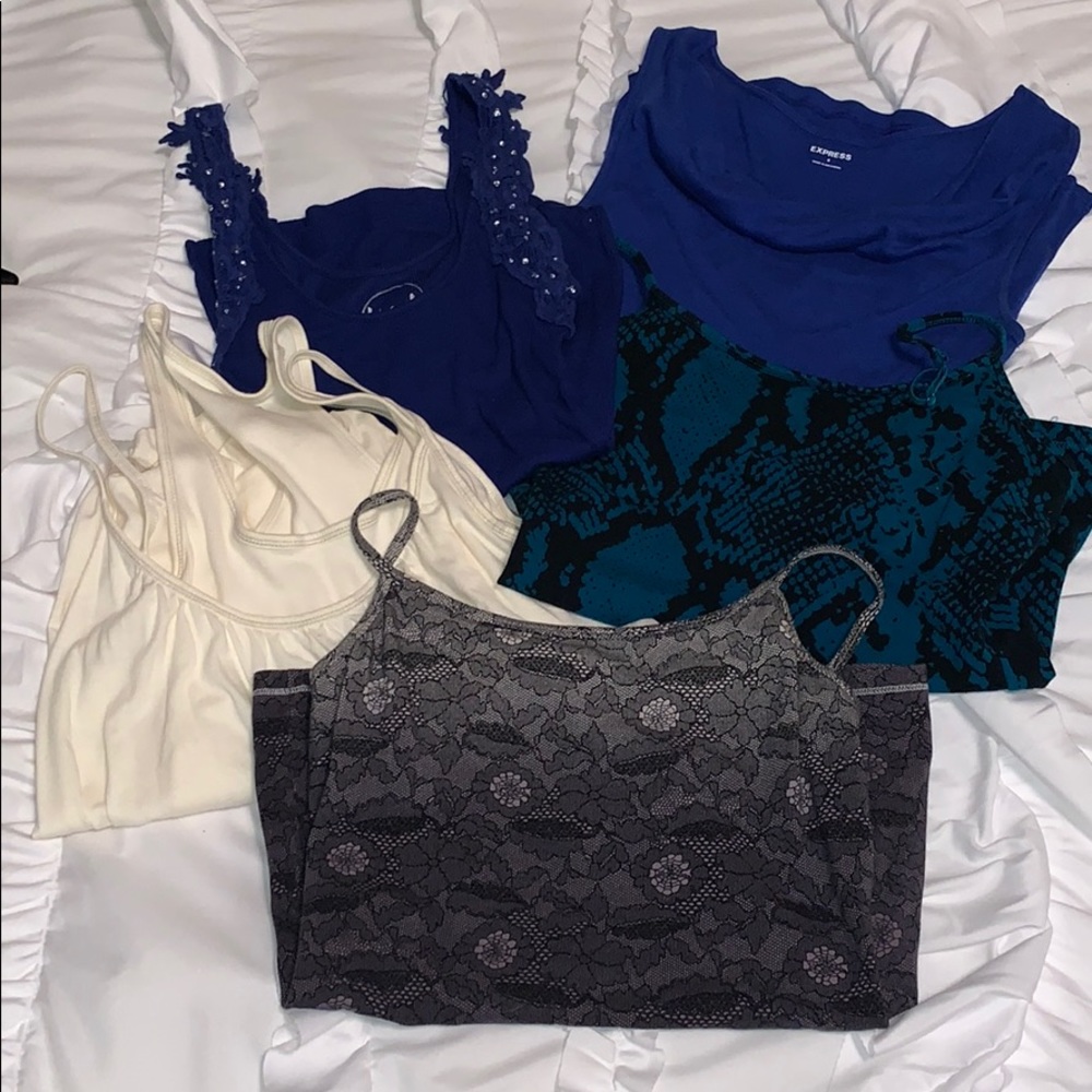Bundle of 5 Express tanks and one INC tank tops sm